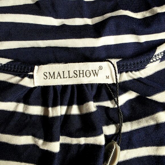 SmallShow Navy Striped Tank Top for Maternity and Nursing Size Medium - Picture 13 of 13